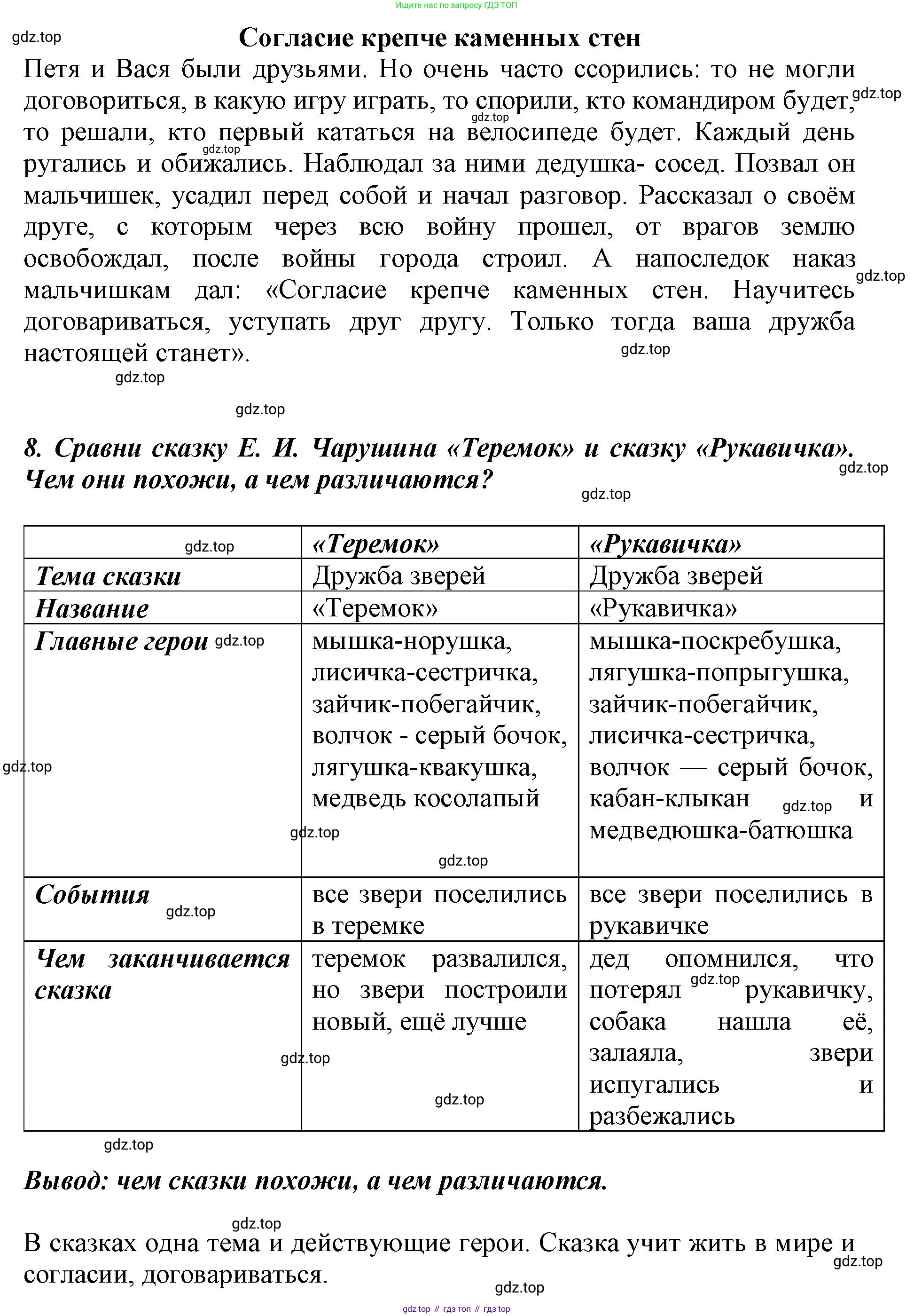 ГДЗ Литературное чтение, 1 класс Учебник, авторы: Климанова Людмила Федоровна, Горецкий Всеслав Гаврилович, Голованова Мария Владимировна, Виноградская Людмила Андреевна, Бойкина Марина Викторовна, издательство Просвещение, Москва, 2023, белого цвета, Часть 1, страница 41, Решение (продолжение 2)