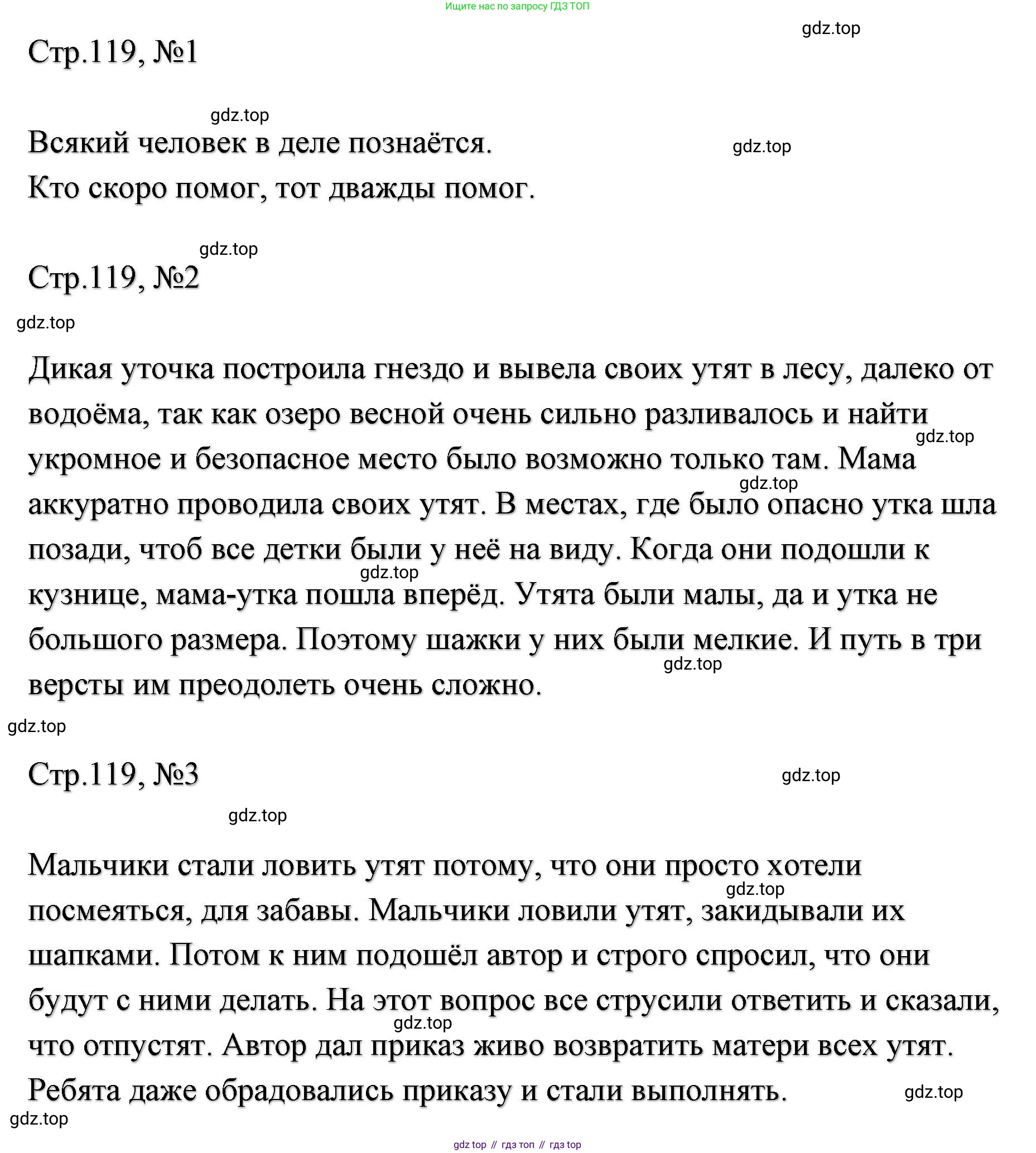 ГДЗ Литературное чтение, 2 класс Учебник, авторы: Климанова Людмила Федоровна, Горецкий Всеслав Гаврилович, Голованова Мария Владимировна, Виноградская Людмила Андреевна, Бойкина Марина Викторовна, издательство Просвещение, Москва, 2023, белого цвета, Часть 1, страница 119, Решение