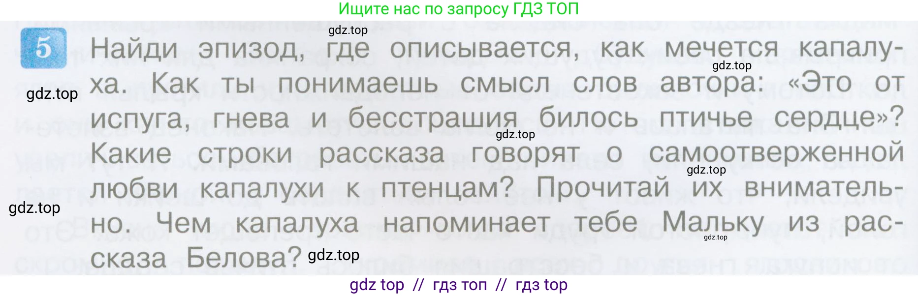 Литературное чтение, 3 класс Учебник, авторы: Климанова Людмила Федоровна, Горецкий Всеслав Гаврилович, Голованова Мария Владимировна, Виноградская Людмила Андреевна, Бойкина Марина Викторовна, издательство Просвещение, Москва, 2023, белого цвета, Часть 2, страница 72, номер 5, Условие