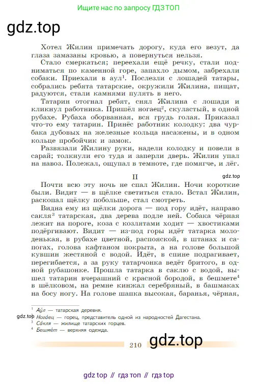 Литература, 5 класс Учебник, авторы: Коровина Вера Яновна, Журавлев Виктор Петрович, Коровин Валентин Иванович, издательство Просвещение, Москва, 2023, бирюзового цвета, страница 210