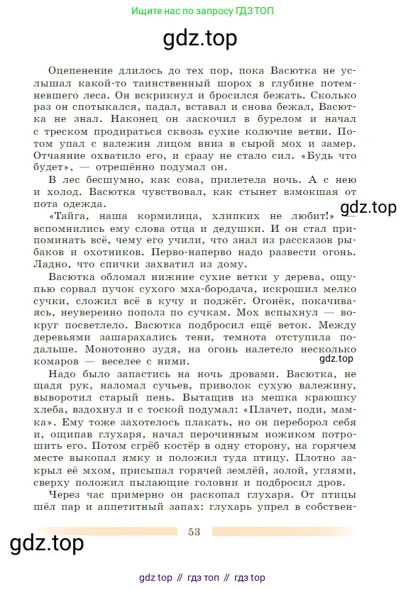 Литература, 5 класс Учебник, авторы: Коровина Вера Яновна, Журавлев Виктор Петрович, Коровин Валентин Иванович, издательство Просвещение, Москва, 2023, бирюзового цвета, страница 53