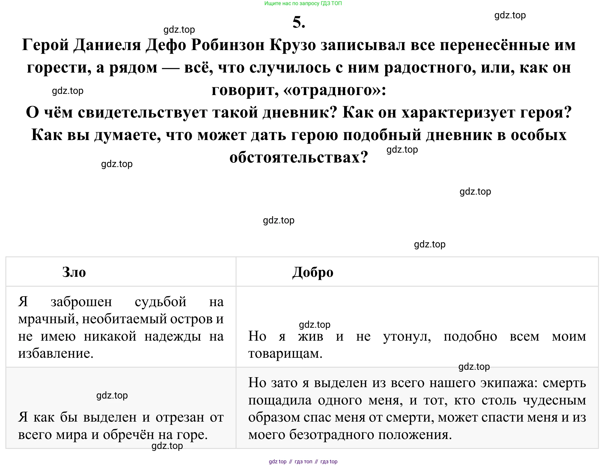 Русская литература, 6 класс Учебник, авторы: Полухина Валентина Павловна, Коровина Вера Яновна, Журавлев Виктор Петрович, Коровин Валентин Иванович, издательство Просвещение, Москва, 2023, бирюзового цвета, Часть 2, страница 229, номер 5, Решение