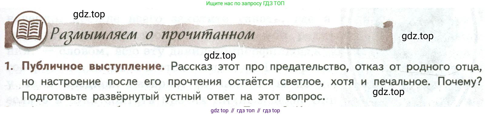 ГДЗ Литература, 8 класс Учебник, авторы: Коровина Вера Яновна, Журавлев Виктор Петрович, Коровин Валентин Иванович, издательство Просвещение, Москва, 2023, бирюзового цвета, Часть 2, страница 265, номер 1, Условие
