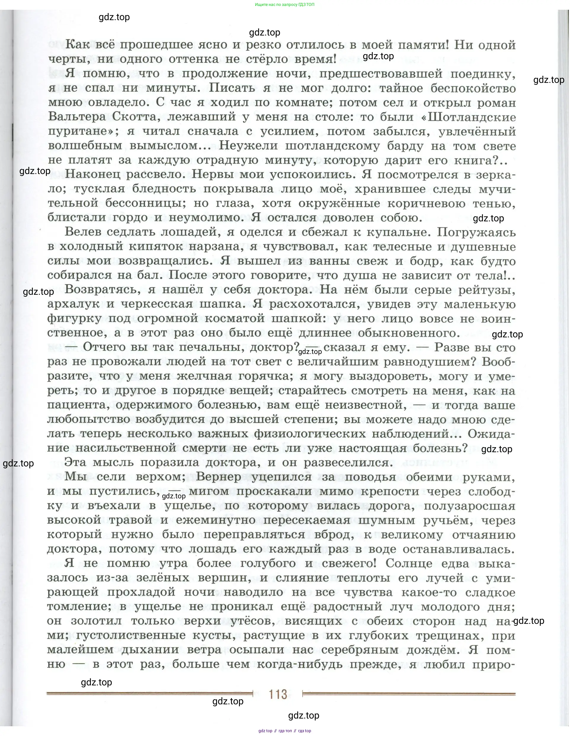 Литература, 9 класс Учебник, авторы: Коровина Вера Яновна, Журавлев Виктор Петрович, Коровин Валентин Иванович, Збарский Исаак Семёнович, издательство Просвещение, Москва, 2023, бирюзового цвета, страница 113