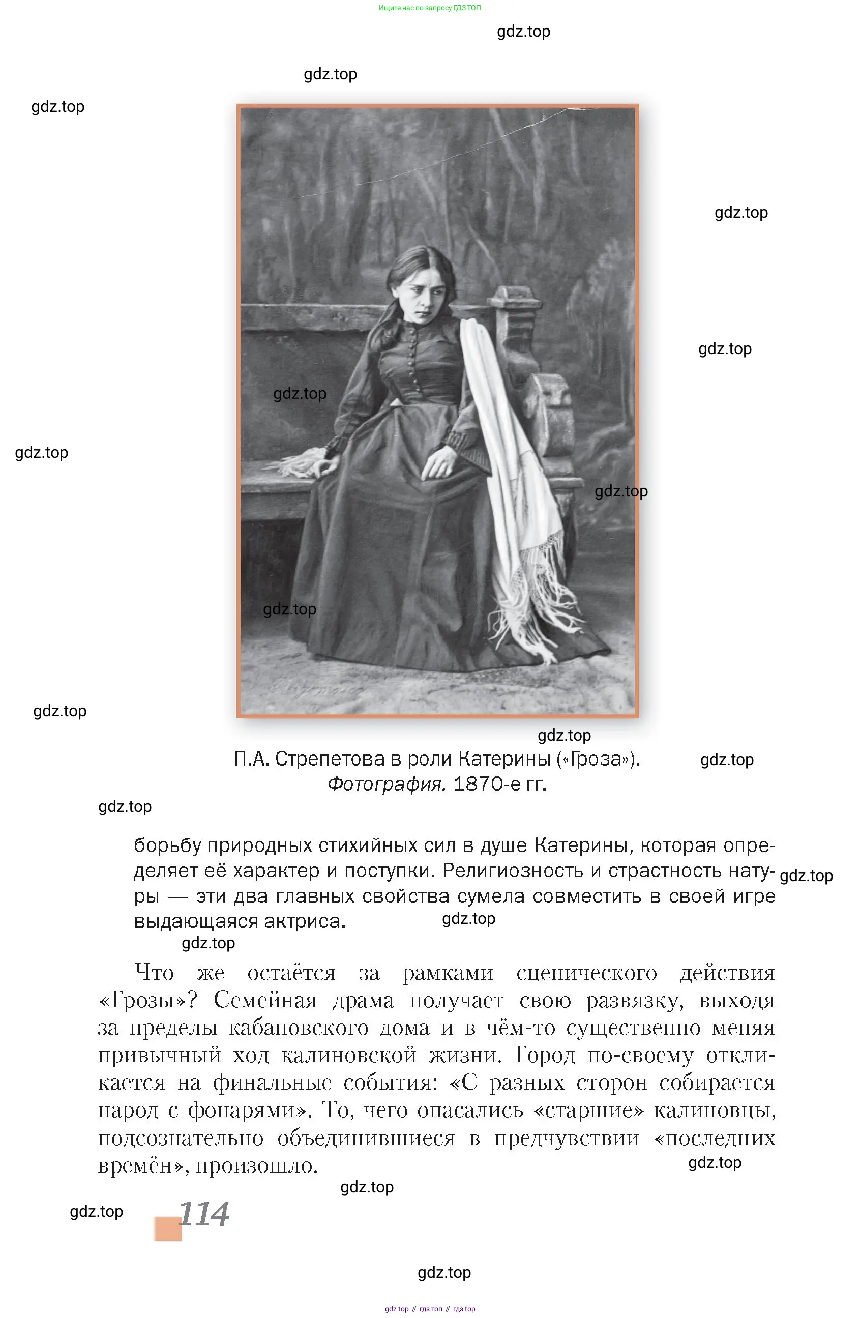 Литература, 10 класс Учебник, авторы: Зинин Сергей Александрович, Сахаров Всеволод Иванович, издательство Русское слово, Москва, 2019, красного цвета, страница 114