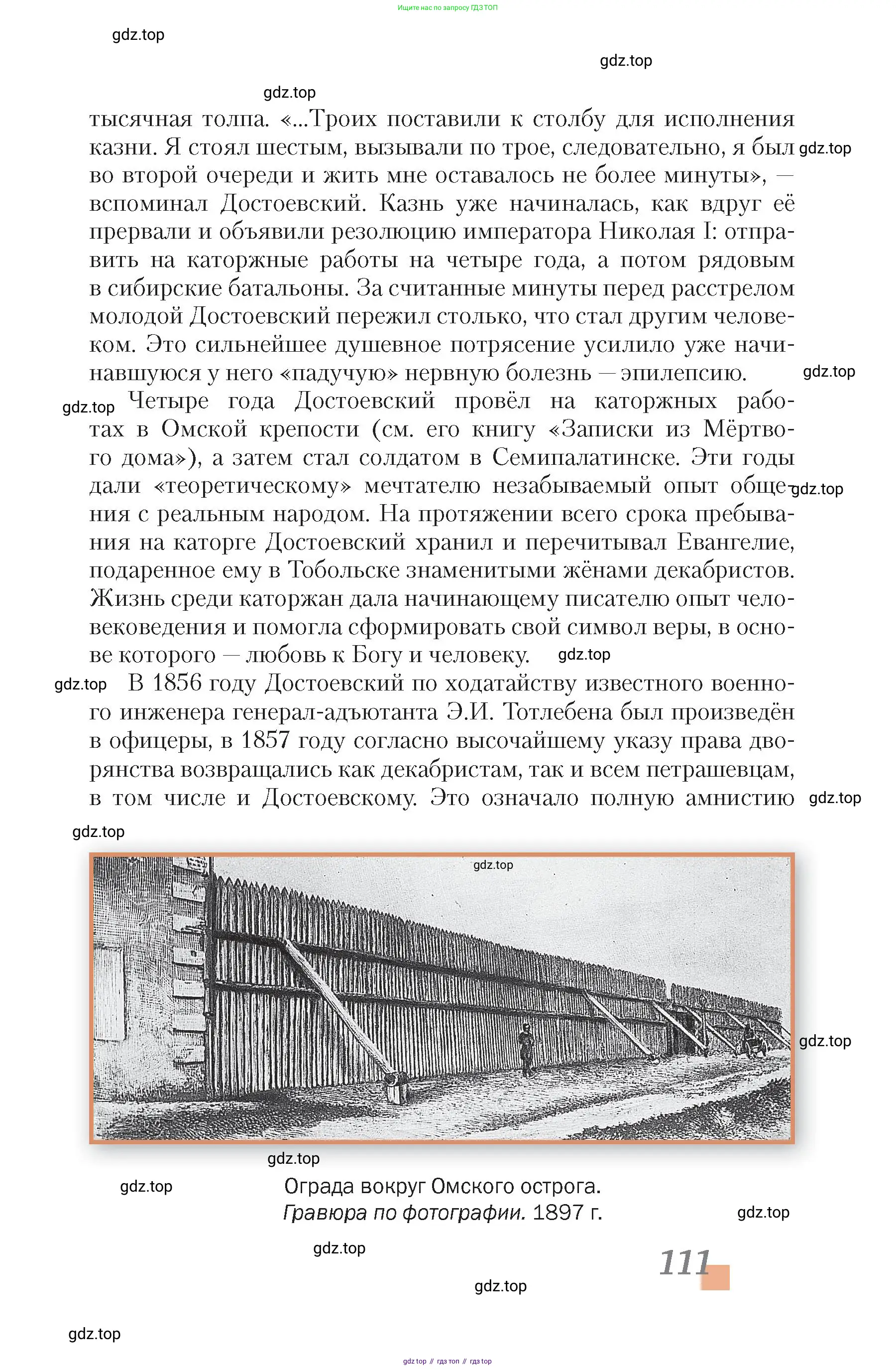 Литература, 10 класс Учебник, авторы: Зинин Сергей Александрович, Сахаров Всеволод Иванович, издательство Русское слово, Москва, 2019, красного цвета, страница 111