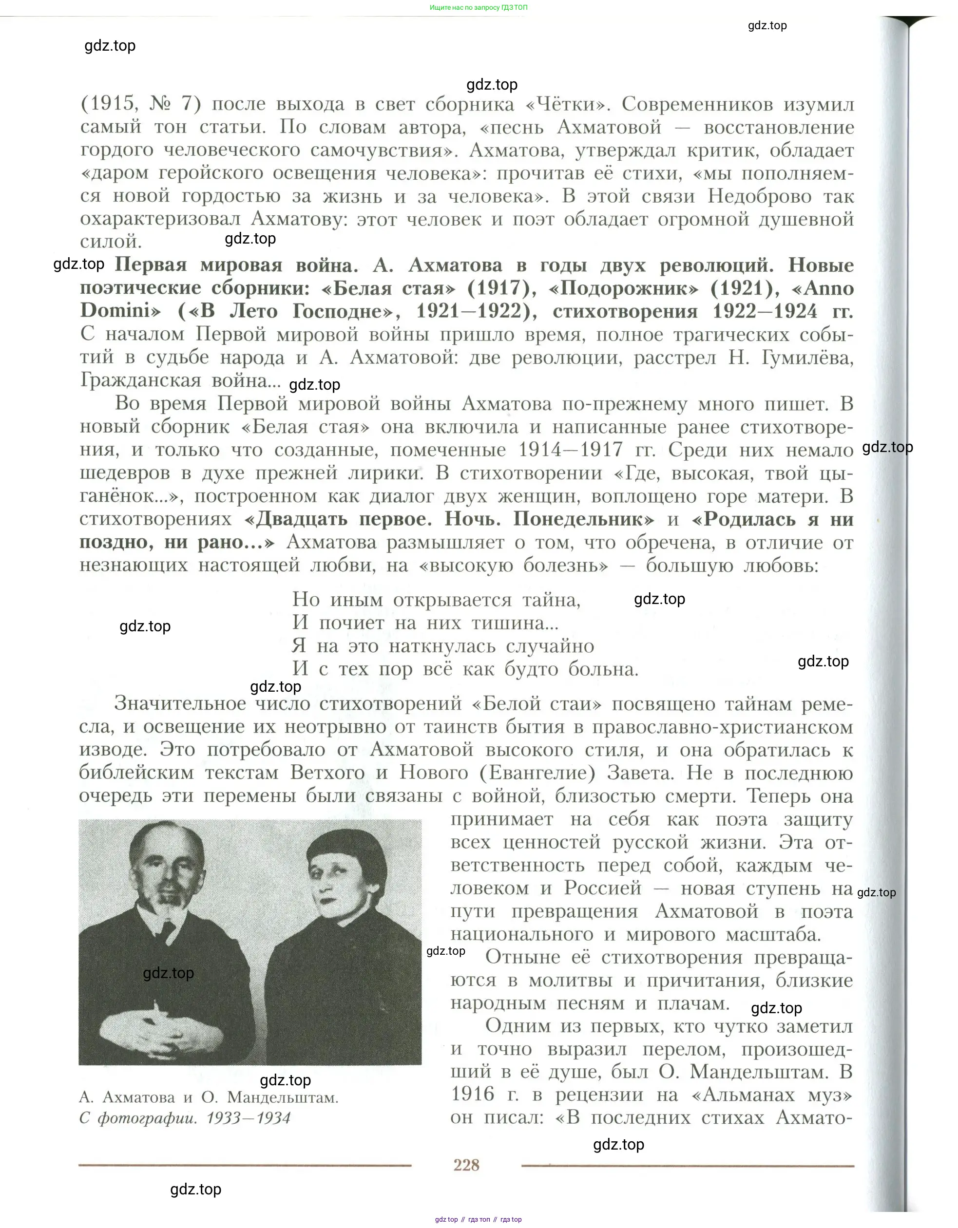 Литература, 11 класс Учебник, авторы: Коровин Валентин Иванович, Вершинина Наталья Леонидовна, Гальцова Елена Дмитриевна, Дмитриева Екатерина Евгеньевна, Журавлев Виктор Петрович, Капитанова Людмила Анатольевна, Николаева Евгения Васильевна, Сапожков Сергей Вениаминович, Тихомиров Серней Владимирович, Урманов Александр Васильевич, Целкова Лина Николаевна, Чернышева Елена Геннадьевна, издательство Просвещение, Москва, 2019, зелёного цвета, Часть 1, страница 228