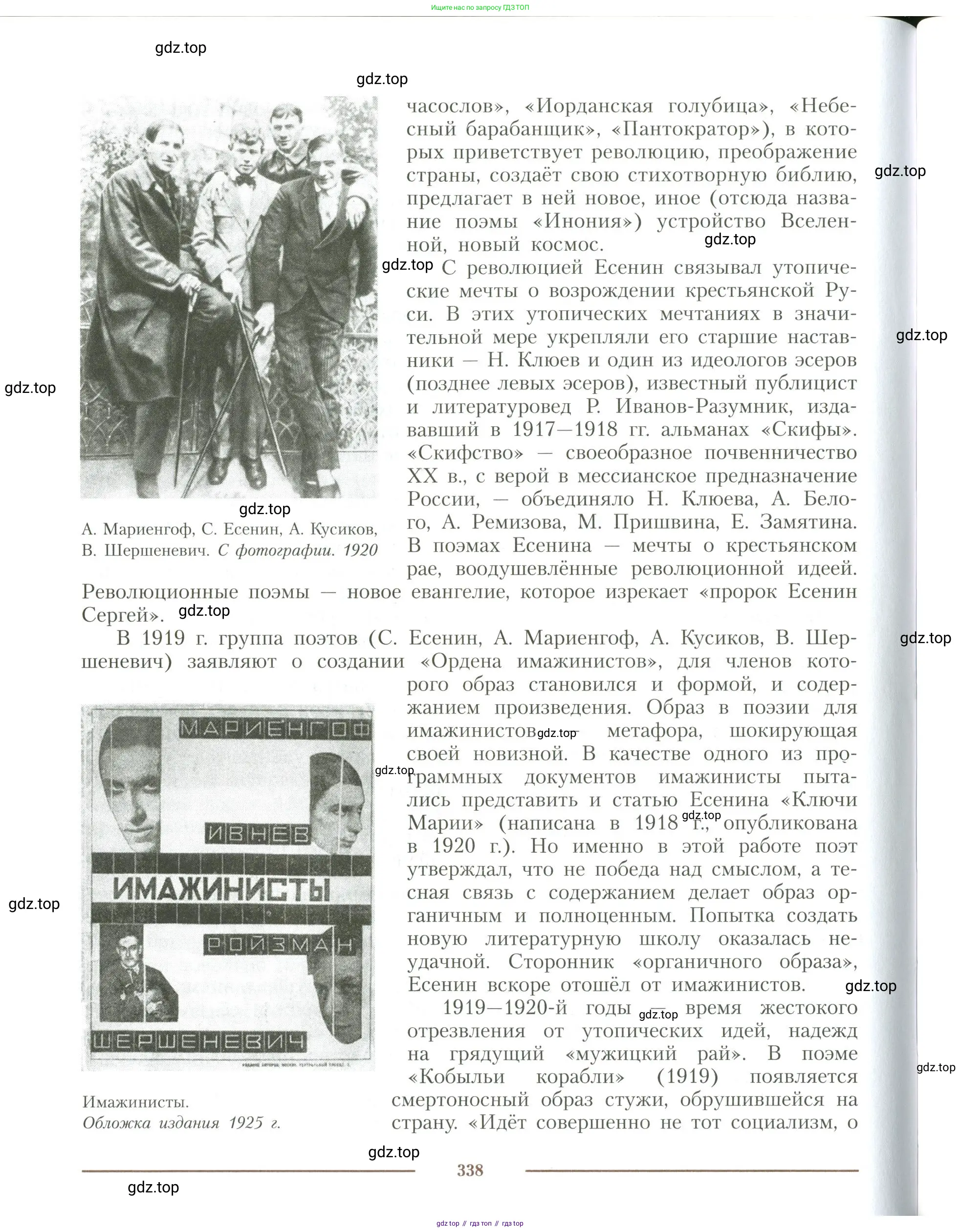 Литература, 11 класс Учебник, авторы: Коровин Валентин Иванович, Вершинина Наталья Леонидовна, Гальцова Елена Дмитриевна, Дмитриева Екатерина Евгеньевна, Журавлев Виктор Петрович, Капитанова Людмила Анатольевна, Николаева Евгения Васильевна, Сапожков Сергей Вениаминович, Тихомиров Серней Владимирович, Урманов Александр Васильевич, Целкова Лина Николаевна, Чернышева Елена Геннадьевна, издательство Просвещение, Москва, 2019, зелёного цвета, страница 338