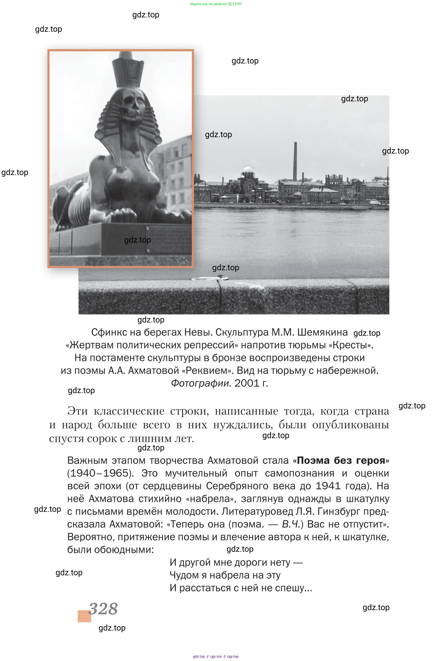 Литература, 11 класс Учебник, авторы: Зинин Сергей Александрович, Чалмаев Виктор Андреевич, издательство Русское слово, Москва, 2019, оранжевого цвета, Часть 2, страница 328