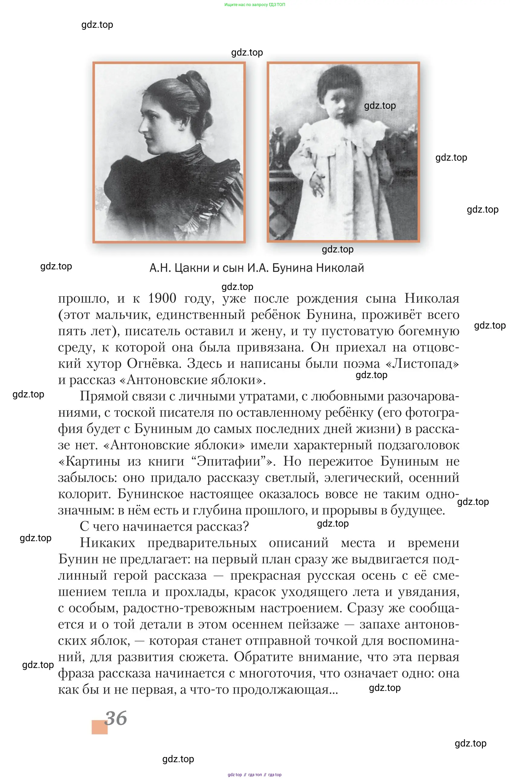 Литература, 11 класс Учебник, авторы: Зинин Сергей Александрович, Чалмаев Виктор Андреевич, издательство Русское слово, Москва, 2019, оранжевого цвета, страница 36