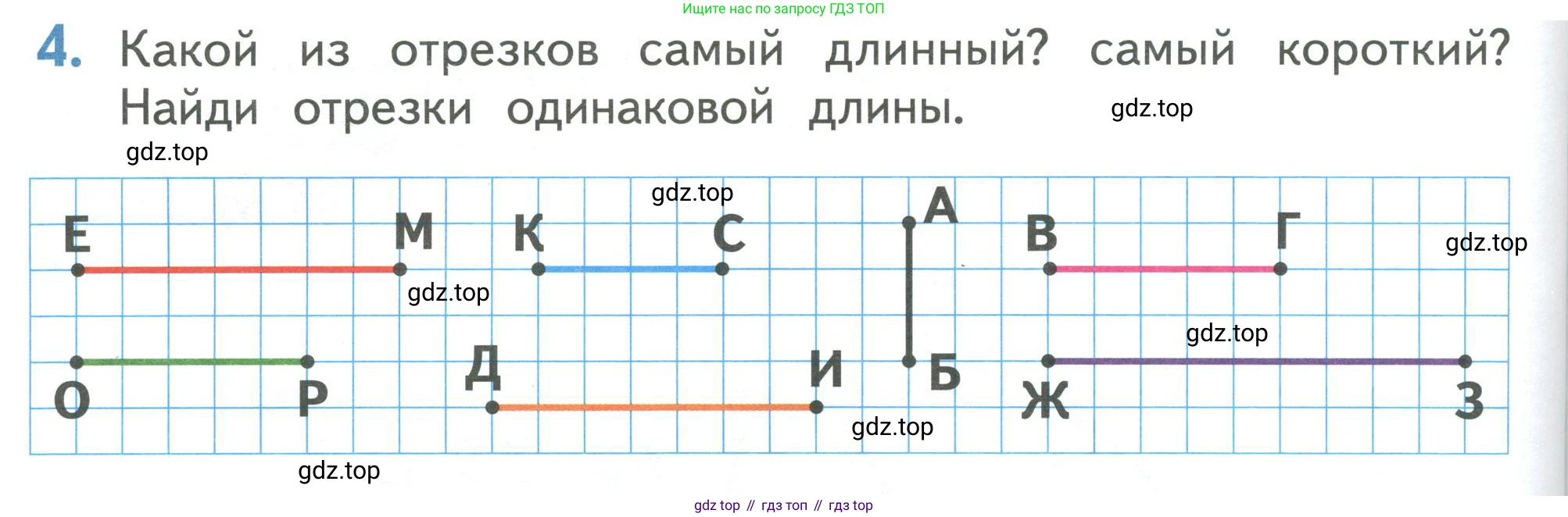 Математика, 1 класс Учебник, авторы: Дорофеев Георгий Владимирович, Миракова Татьяна Николаевна, Бука Татьяна Борисовна, издательство Просвещение, Москва, 2019 - 2022, белого цвета, Часть 1, страница 96, номер 4, Условие 2019-2022