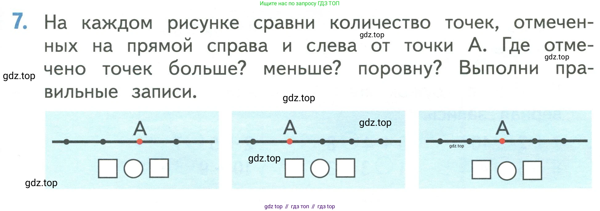 Математика, 1 класс Учебник, авторы: Дорофеев Георгий Владимирович, Миракова Татьяна Николаевна, Бука Татьяна Борисовна, издательство Просвещение, Москва, 2019 - 2022, белого цвета, Часть 1, страница 97, номер 7, Условие 2019-2022