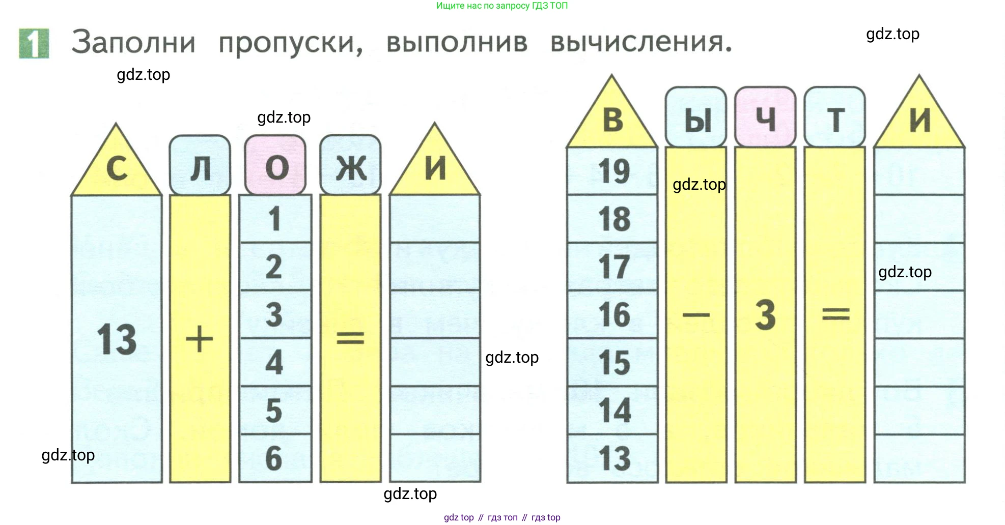 Математика, 1 класс Учебник, авторы: Дорофеев Георгий Владимирович, Миракова Татьяна Николаевна, Бука Татьяна Борисовна, издательство Просвещение, Москва, 2019 - 2022, белого цвета, Часть 2, страница 70, номер 1, Условие 2019-2022