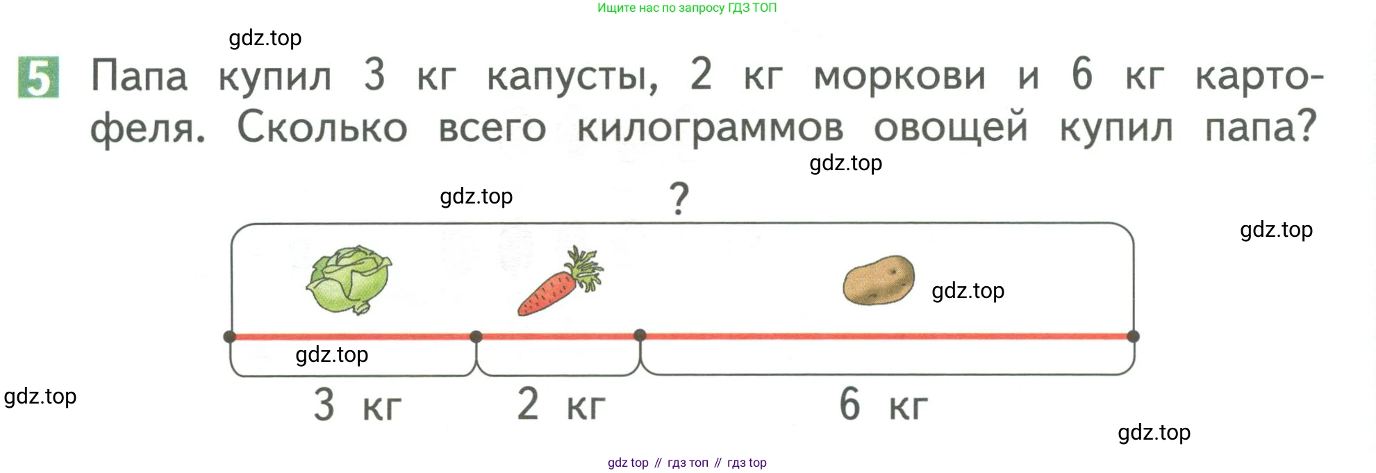 Математика, 1 класс Учебник, авторы: Дорофеев Георгий Владимирович, Миракова Татьяна Николаевна, Бука Татьяна Борисовна, издательство Просвещение, Москва, 2019 - 2022, белого цвета, Часть 2, страница 78, номер 5, Условие 2019-2022