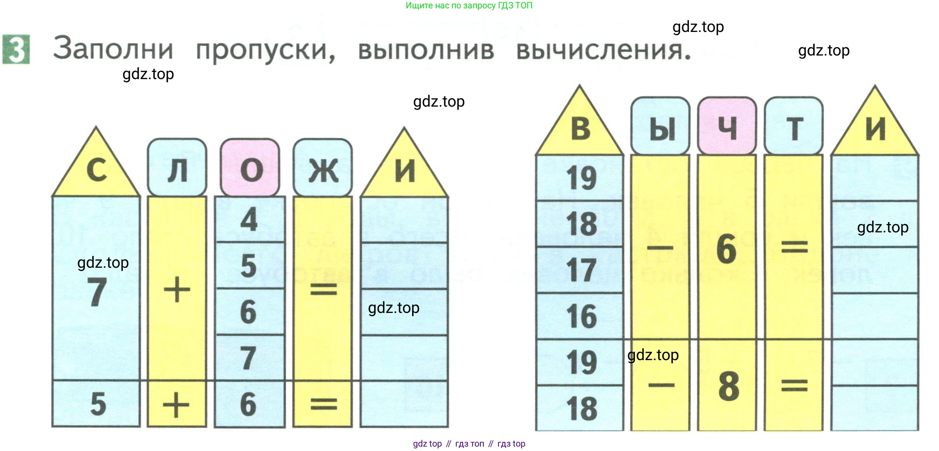 Математика, 1 класс Учебник, авторы: Дорофеев Георгий Владимирович, Миракова Татьяна Николаевна, Бука Татьяна Борисовна, издательство Просвещение, Москва, 2019 - 2022, белого цвета, Часть 2, страница 81, номер 3, Условие 2019-2022