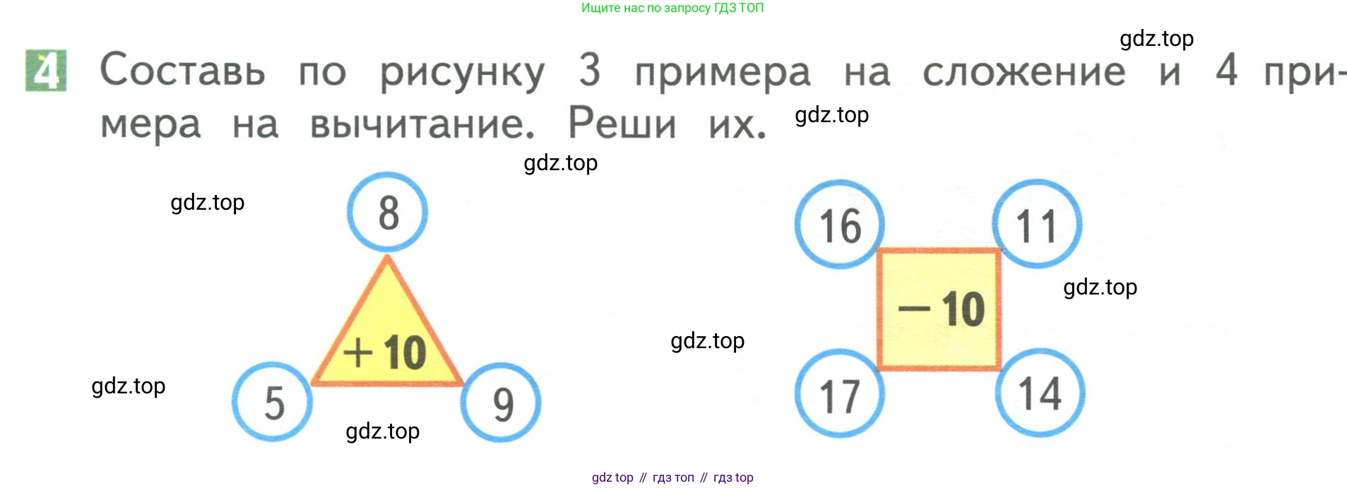 Математика, 1 класс Учебник, авторы: Дорофеев Георгий Владимирович, Миракова Татьяна Николаевна, Бука Татьяна Борисовна, издательство Просвещение, Москва, 2019 - 2022, белого цвета, Часть 2, страница 87, номер 4, Условие 2019-2022