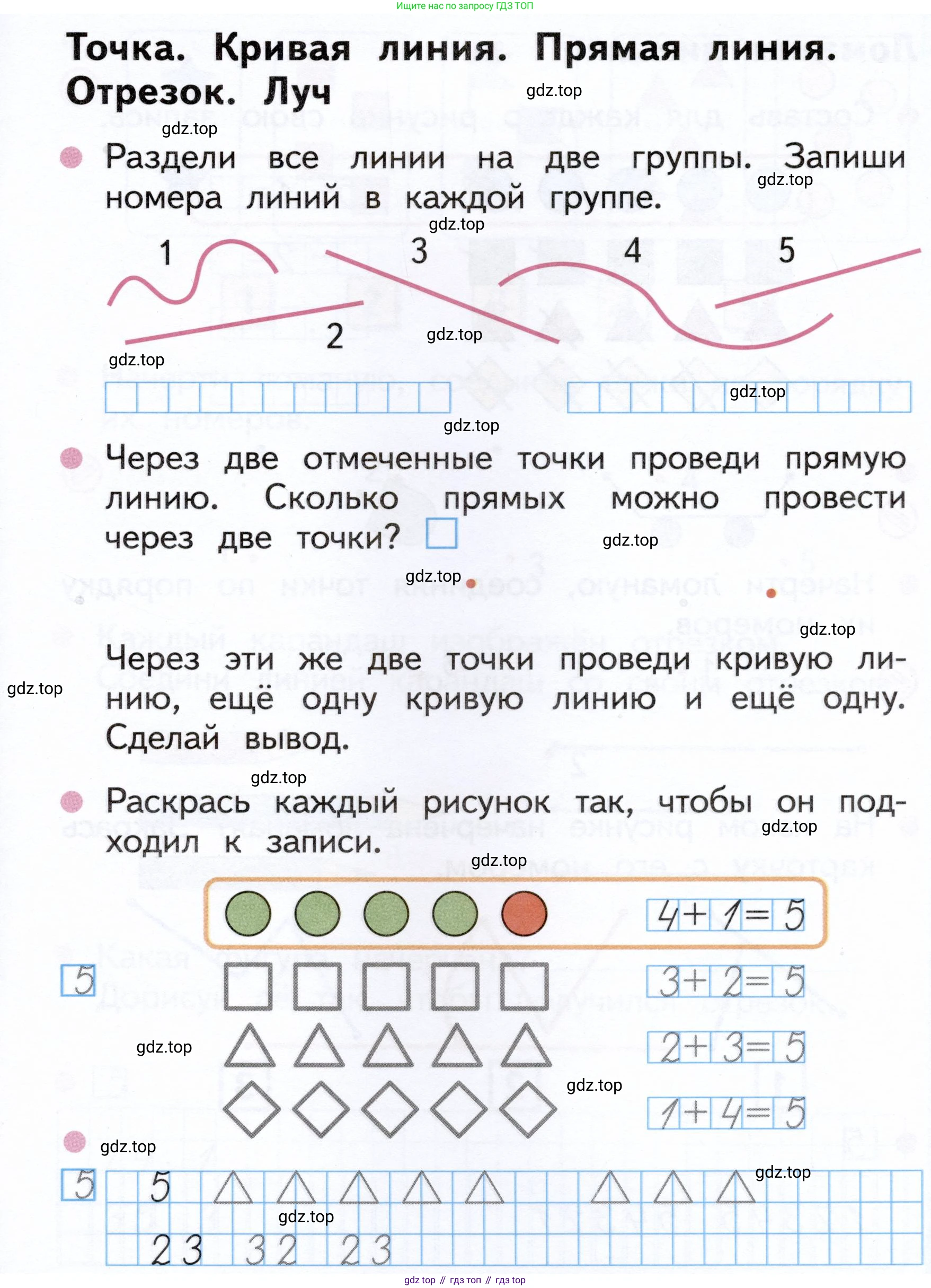Математика, 1 класс рабочая тетрадь, авторы: Моро Мария Игнатьевна, Волкова Светлана Ивановна, издательство Просвещение, Москва, 2023, белого цвета, Часть 1, страница 15, Условие