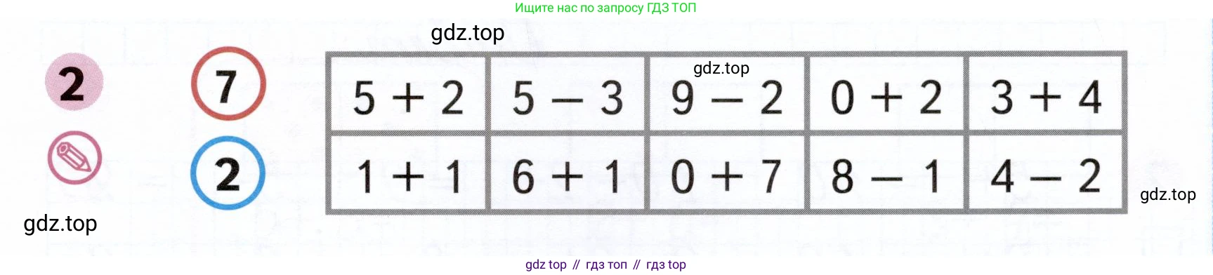 Математика, 1 класс рабочая тетрадь, авторы: Моро Мария Игнатьевна, Волкова Светлана Ивановна, издательство Просвещение, Москва, 2023, белого цвета, Часть 2, страница 9, номер 2, Условие