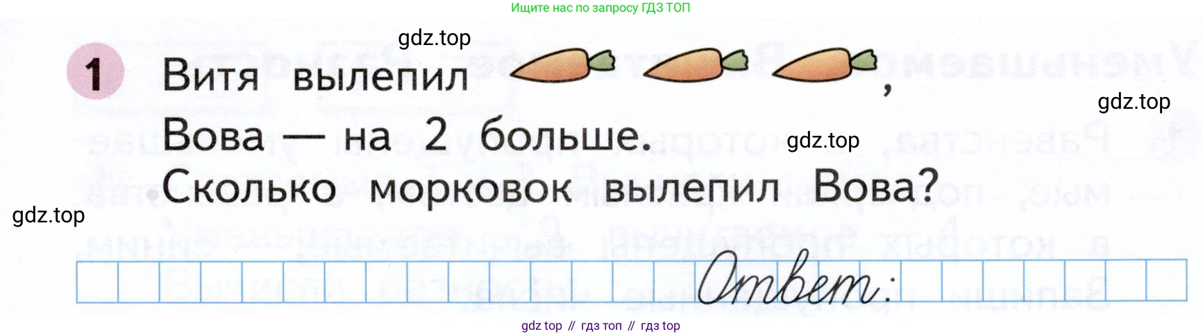 Математика, 1 класс рабочая тетрадь, авторы: Моро Мария Игнатьевна, Волкова Светлана Ивановна, издательство Просвещение, Москва, 2023, белого цвета, Часть 2, страница 15, номер 1, Условие