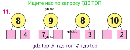 ГДЗ Математика, 1 класс Учебник, авторы: Моро Мария Игнатьевна, Волкова Светлана Ивановна, Степанова Светлана Вячеславовна, издательство Просвещение, Москва, 2023, белого цвета, Часть 1, страница 121, номер 11, Условие