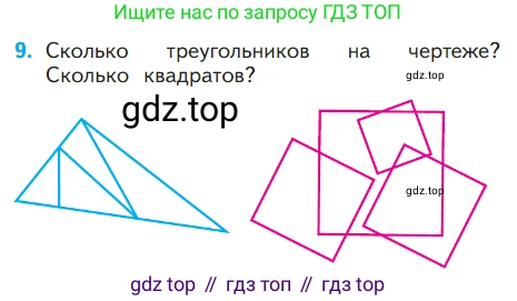 ГДЗ Математика, 1 класс Учебник, авторы: Моро Мария Игнатьевна, Волкова Светлана Ивановна, Степанова Светлана Вячеславовна, издательство Просвещение, Москва, 2023, белого цвета, Часть 1, страница 55, номер 9, Условие