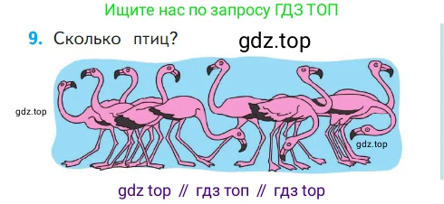 ГДЗ Математика, 1 класс Учебник, авторы: Моро Мария Игнатьевна, Волкова Светлана Ивановна, Степанова Светлана Вячеславовна, издательство Просвещение, Москва, 2023, белого цвета, Часть 1, страница 61, номер 9, Условие