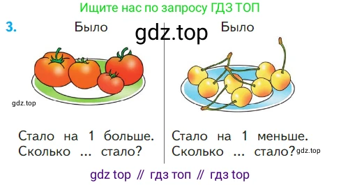ГДЗ Математика, 1 класс Учебник, авторы: Моро Мария Игнатьевна, Волкова Светлана Ивановна, Степанова Светлана Вячеславовна, издательство Просвещение, Москва, 2023, белого цвета, Часть 1, страница 96, номер 3, Условие