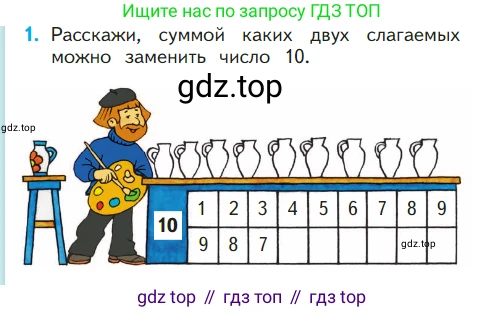 ГДЗ Математика, 1 класс Учебник, авторы: Моро Мария Игнатьевна, Волкова Светлана Ивановна, Степанова Светлана Вячеславовна, издательство Просвещение, Москва, 2023, белого цвета, Часть 2, страница 18, номер 1, Условие
