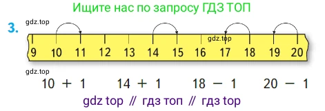ГДЗ Математика, 1 класс Учебник, авторы: Моро Мария Игнатьевна, Волкова Светлана Ивановна, Степанова Светлана Вячеславовна, издательство Просвещение, Москва, 2023, белого цвета, Часть 2, страница 50, номер 3, Условие