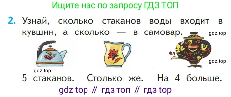 ГДЗ Математика, 1 класс Учебник, авторы: Моро Мария Игнатьевна, Волкова Светлана Ивановна, Степанова Светлана Вячеславовна, издательство Просвещение, Москва, 2023, белого цвета, Часть 2, страница 7, номер 2, Условие