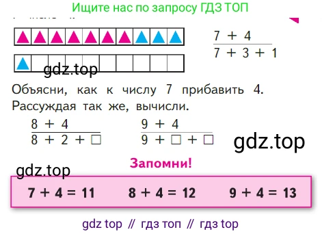 ГДЗ Математика, 1 класс Учебник, авторы: Моро Мария Игнатьевна, Волкова Светлана Ивановна, Степанова Светлана Вячеславовна, издательство Просвещение, Москва, 2023, белого цвета, Часть 2, страница 67, Условие