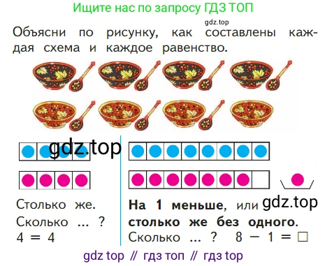 ГДЗ Математика, 1 класс Учебник, авторы: Моро Мария Игнатьевна, Волкова Светлана Ивановна, Степанова Светлана Вячеславовна, издательство Просвещение, Москва, 2023, белого цвета, Часть 2, страница 7, Условие