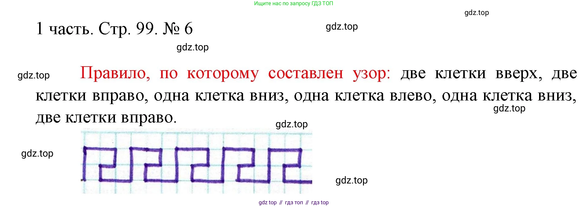 ГДЗ Математика, 1 класс Учебник, авторы: Моро Мария Игнатьевна, Волкова Светлана Ивановна, Степанова Светлана Вячеславовна, издательство Просвещение, Москва, 2023, белого цвета, Часть 1, страница 99, номер 6, Решение