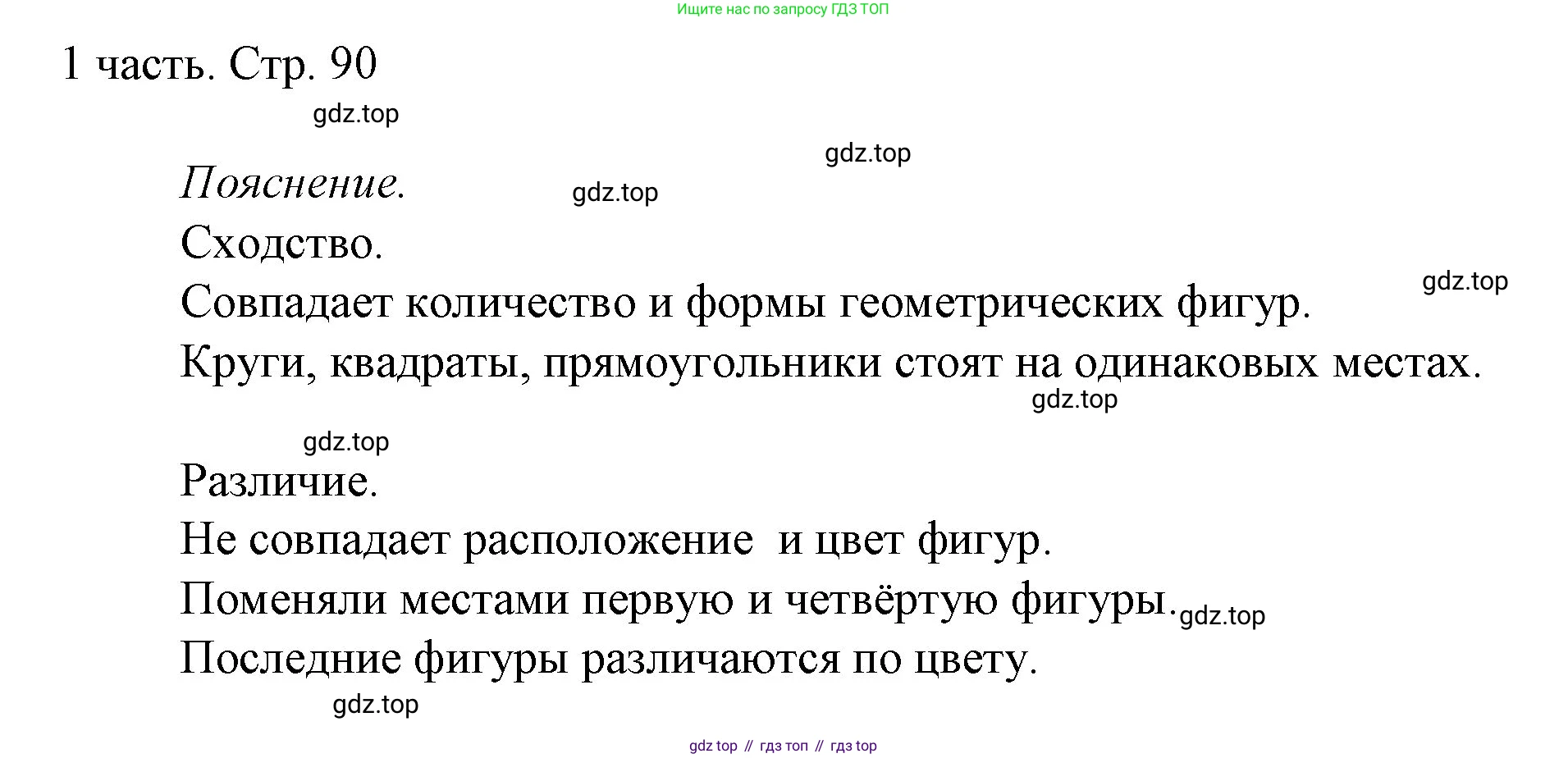 ГДЗ Математика, 1 класс Учебник, авторы: Моро Мария Игнатьевна, Волкова Светлана Ивановна, Степанова Светлана Вячеславовна, издательство Просвещение, Москва, 2023, белого цвета, Часть 1, страница 90, Решение