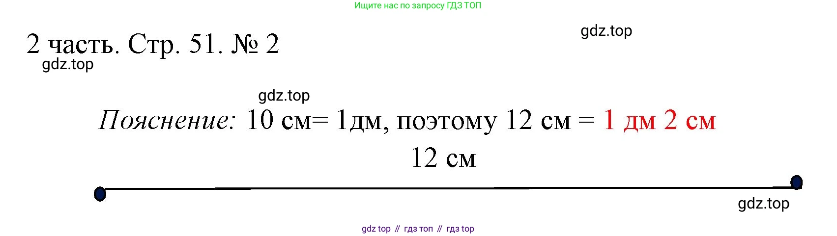 ГДЗ Математика, 1 класс Учебник, авторы: Моро Мария Игнатьевна, Волкова Светлана Ивановна, Степанова Светлана Вячеславовна, издательство Просвещение, Москва, 2023, белого цвета, Часть 2, страница 51, номер 2, Решение