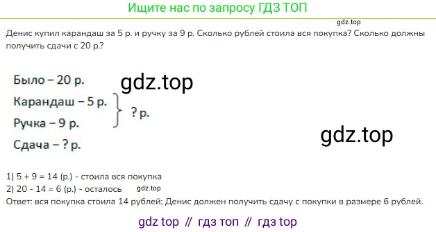 ГДЗ Математика, 1 класс Учебник, авторы: Моро Мария Игнатьевна, Волкова Светлана Ивановна, Степанова Светлана Вячеславовна, издательство Просвещение, Москва, 2023, белого цвета, Часть 2, страница 105, номер 12, Решение