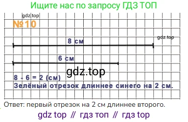 ГДЗ Математика, 1 класс Учебник, авторы: Моро Мария Игнатьевна, Волкова Светлана Ивановна, Степанова Светлана Вячеславовна, издательство Просвещение, Москва, 2023, белого цвета, Часть 2, страница 40, номер 10, Решение