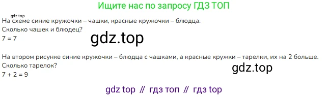 ГДЗ Математика, 1 класс Учебник, авторы: Моро Мария Игнатьевна, Волкова Светлана Ивановна, Степанова Светлана Вячеславовна, издательство Просвещение, Москва, 2023, белого цвета, Часть 2, страница 6, Решение