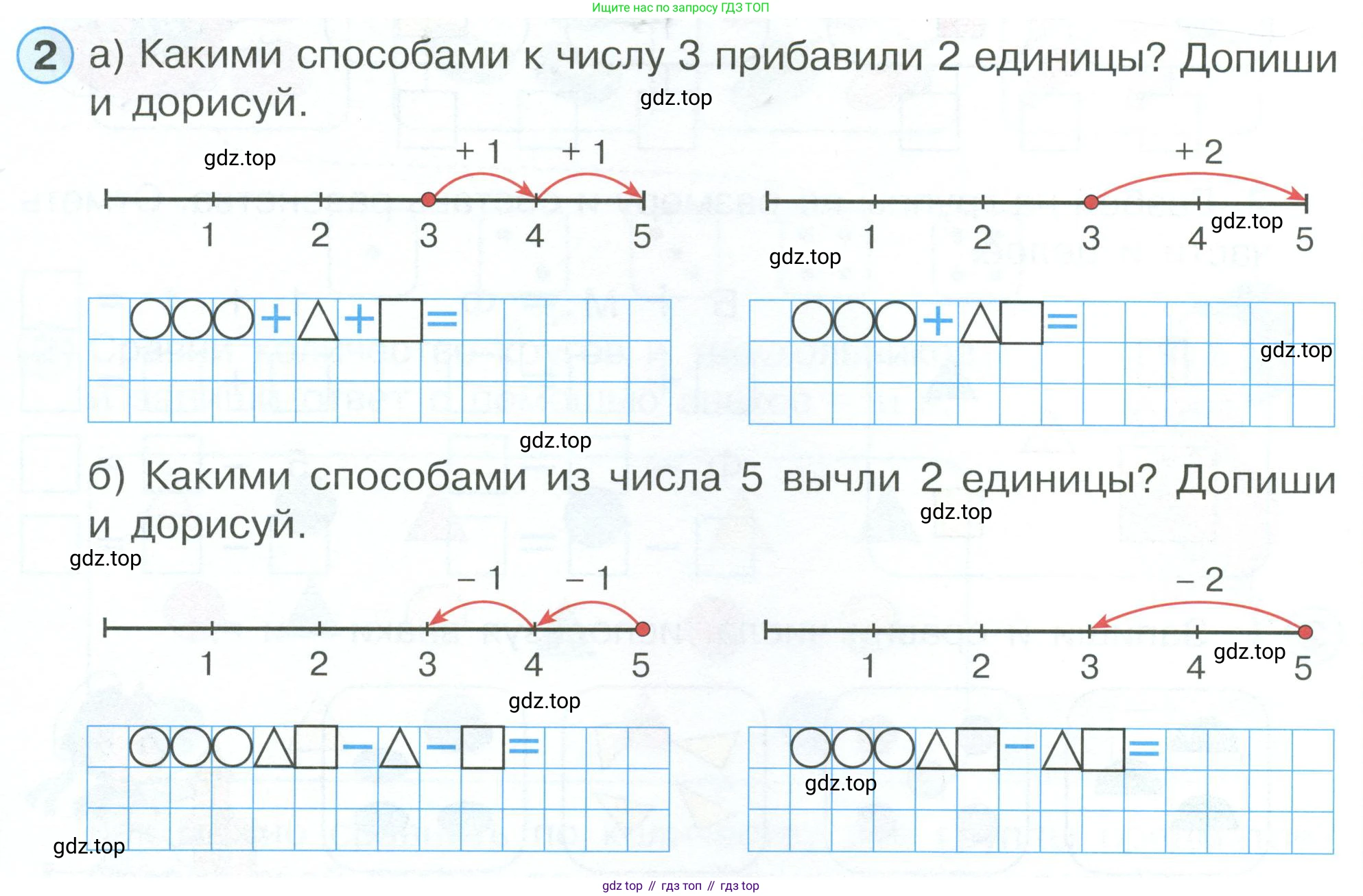 Математика, 1 класс рабочая тетрадь, автор: Петерсон Людмила Георгиевна, издательство Просвещение, Москва, 2020, жёлтого цвета, Часть 1, страница 48, номер 2, Условие 2023