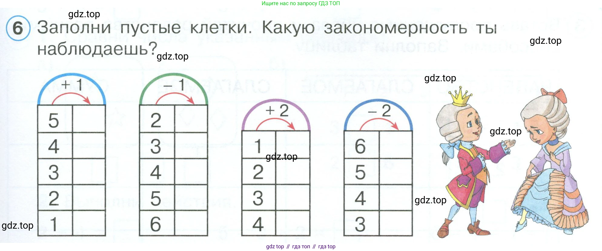 Математика, 1 класс рабочая тетрадь, автор: Петерсон Людмила Георгиевна, издательство Просвещение, Москва, 2020, жёлтого цвета, Часть 1, страница 61, номер 6, Условие 2023