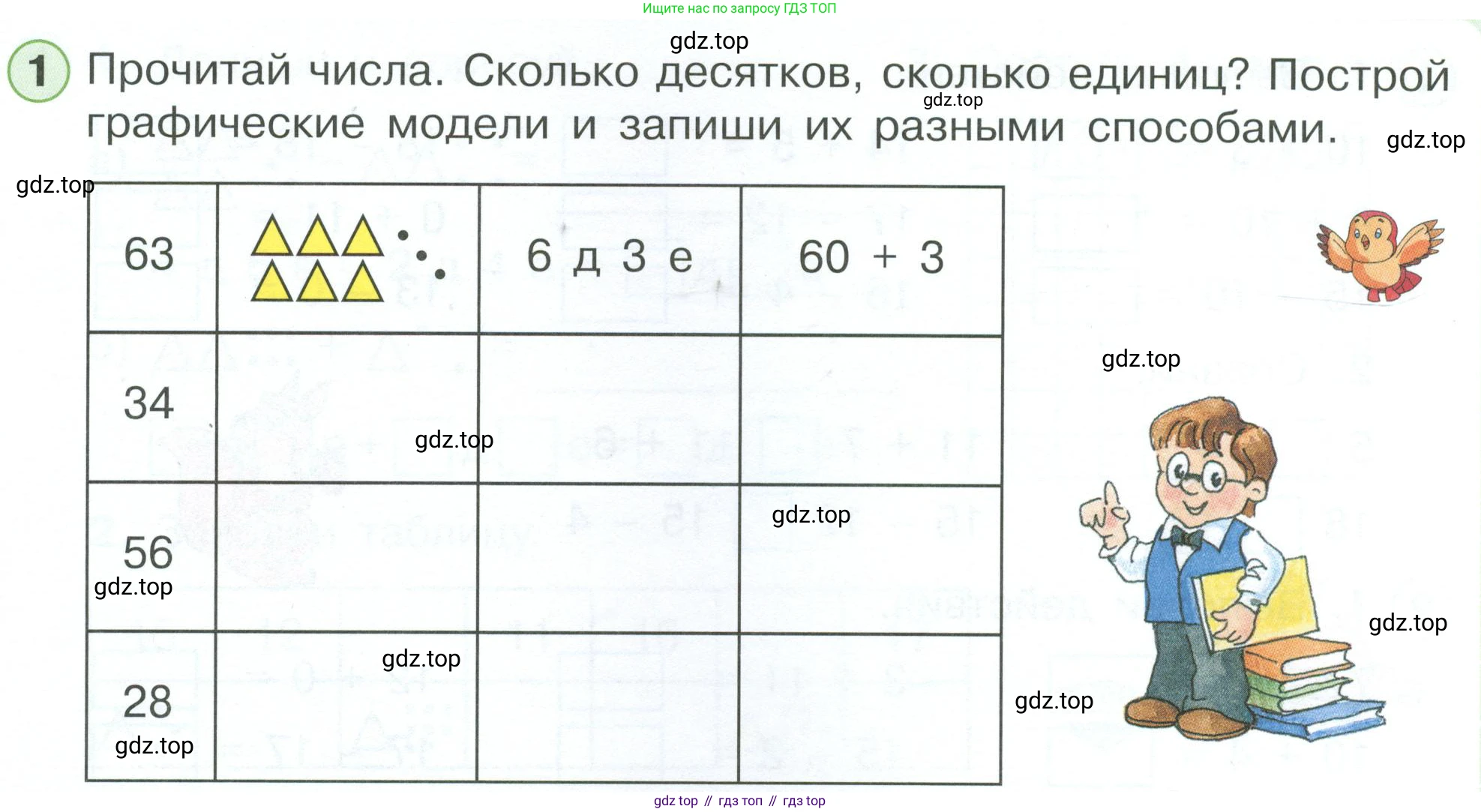 Математика, 1 класс рабочая тетрадь, автор: Петерсон Людмила Георгиевна, издательство Просвещение, Москва, 2020, жёлтого цвета, Часть 3, страница 40, номер 1, Условие 2023