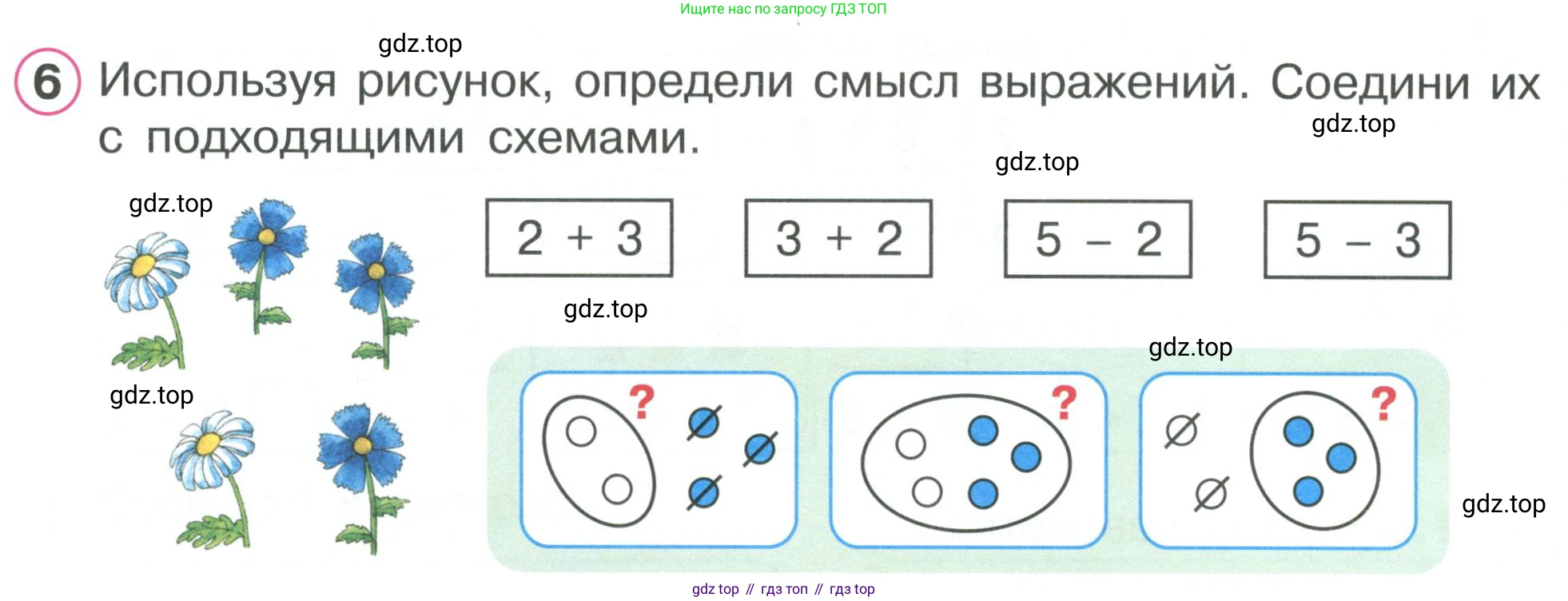 Математика, 1 класс рабочая тетрадь, автор: Петерсон Людмила Георгиевна, издательство Просвещение, Москва, 2020, жёлтого цвета, Часть 2, страница 31, номер 6, Условие 2020-2022