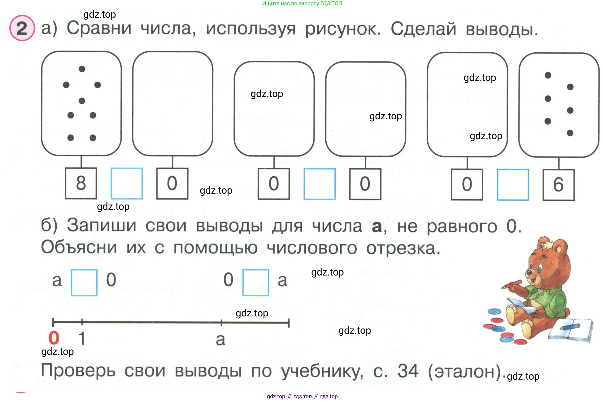 Математика, 1 класс рабочая тетрадь, автор: Петерсон Людмила Георгиевна, издательство Просвещение, Москва, 2020, жёлтого цвета, Часть 2, страница 36, номер 2, Условие 2020-2022