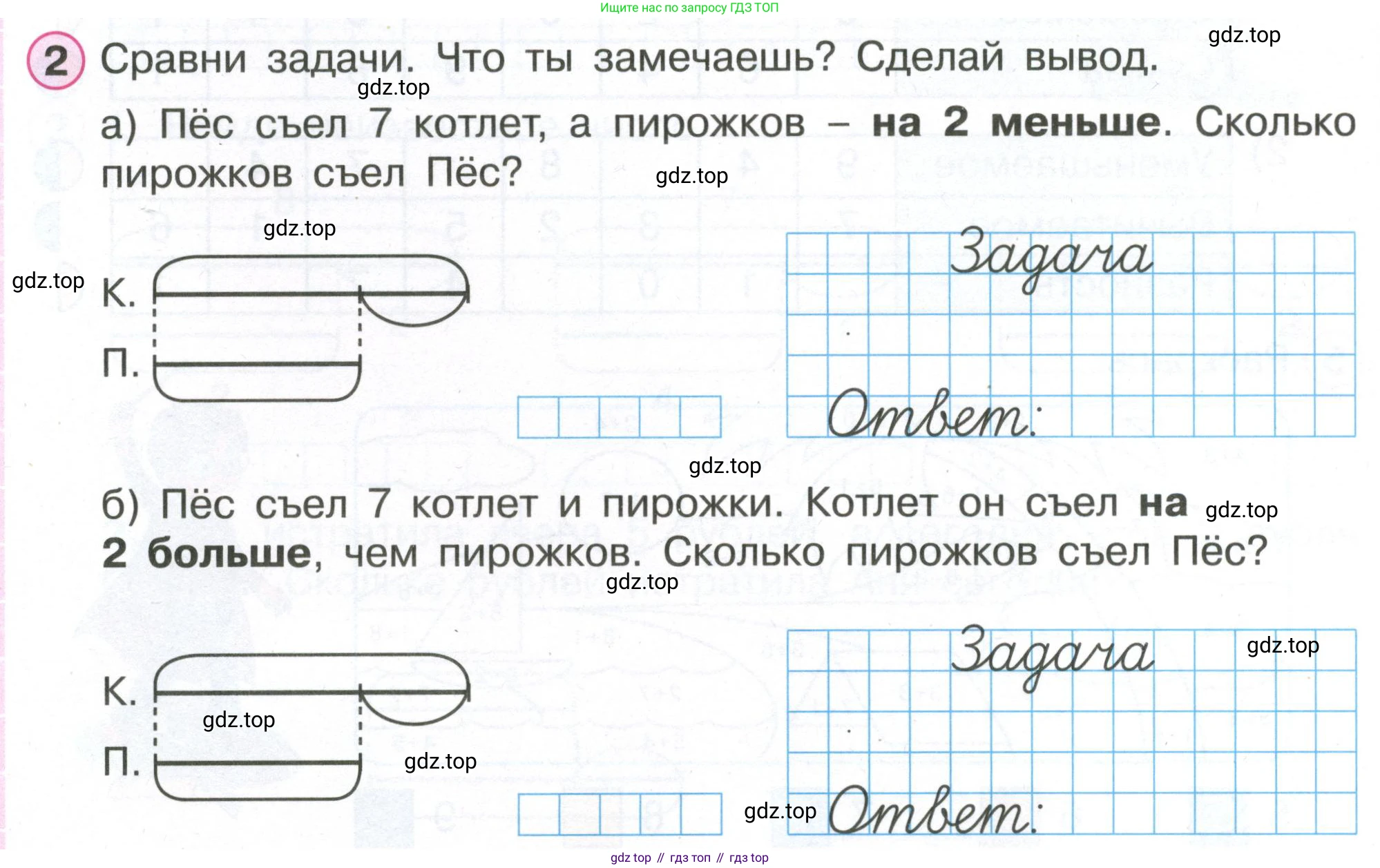 Математика, 1 класс рабочая тетрадь, автор: Петерсон Людмила Георгиевна, издательство Просвещение, Москва, 2020, жёлтого цвета, Часть 2, страница 59, номер 2, Условие 2020-2022