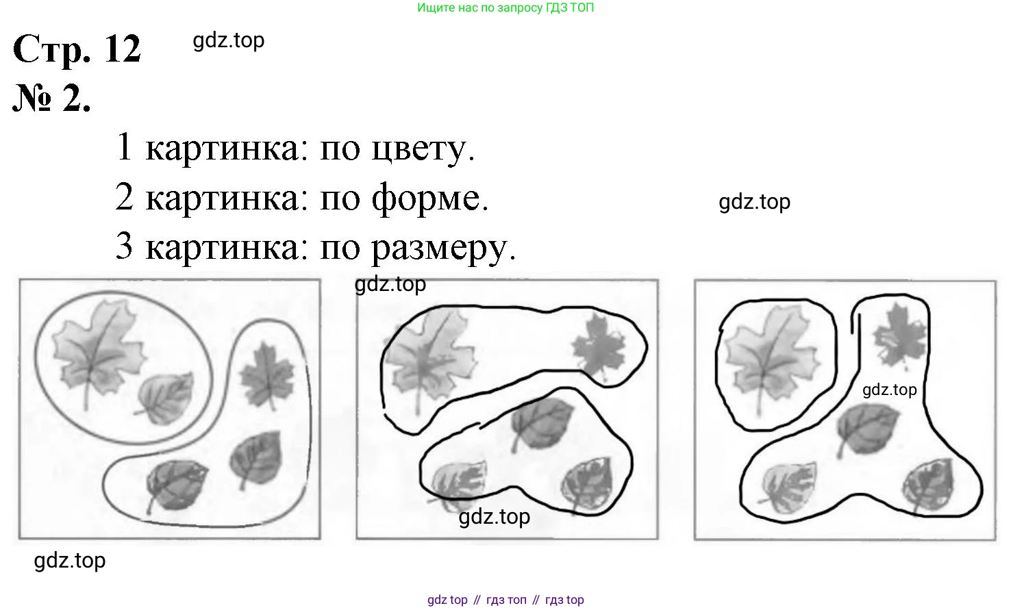 Математика, 1 класс рабочая тетрадь, автор: Петерсон Людмила Георгиевна, издательство Просвещение, Москва, 2020, жёлтого цвета, Часть 1, страница 12, номер 2, Решение 2020-2022