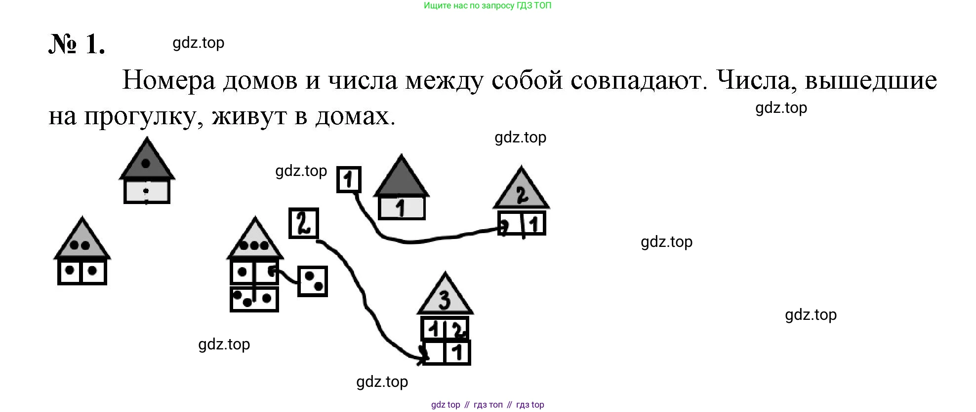 Математика, 1 класс рабочая тетрадь, автор: Петерсон Людмила Георгиевна, издательство Просвещение, Москва, 2020, жёлтого цвета, Часть 1, страница 34, номер 1, Решение 2020-2022
