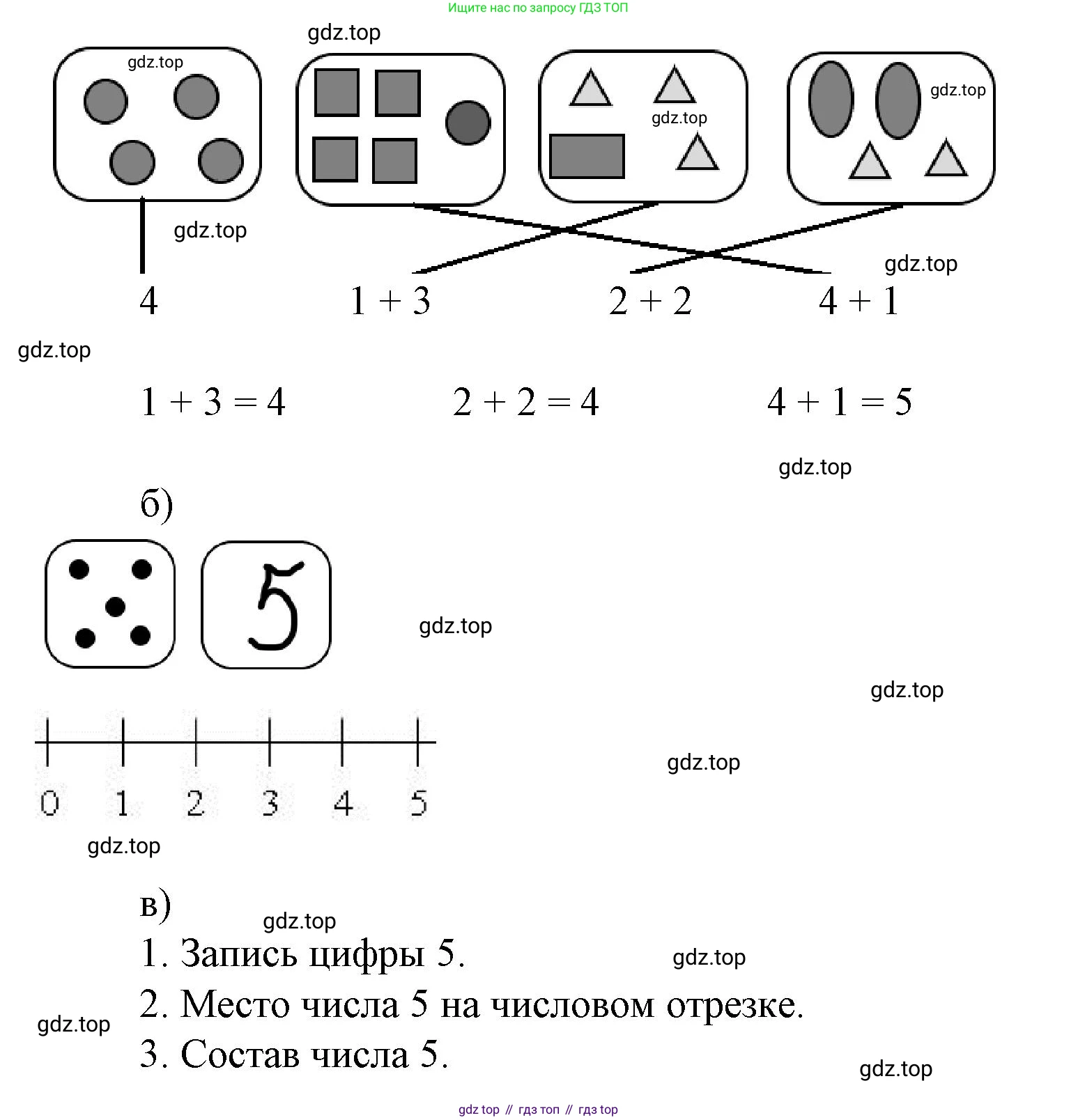 Математика, 1 класс рабочая тетрадь, автор: Петерсон Людмила Георгиевна, издательство Просвещение, Москва, 2020, жёлтого цвета, Часть 1, страница 42, номер 1, Решение 2020-2022 (продолжение 2)