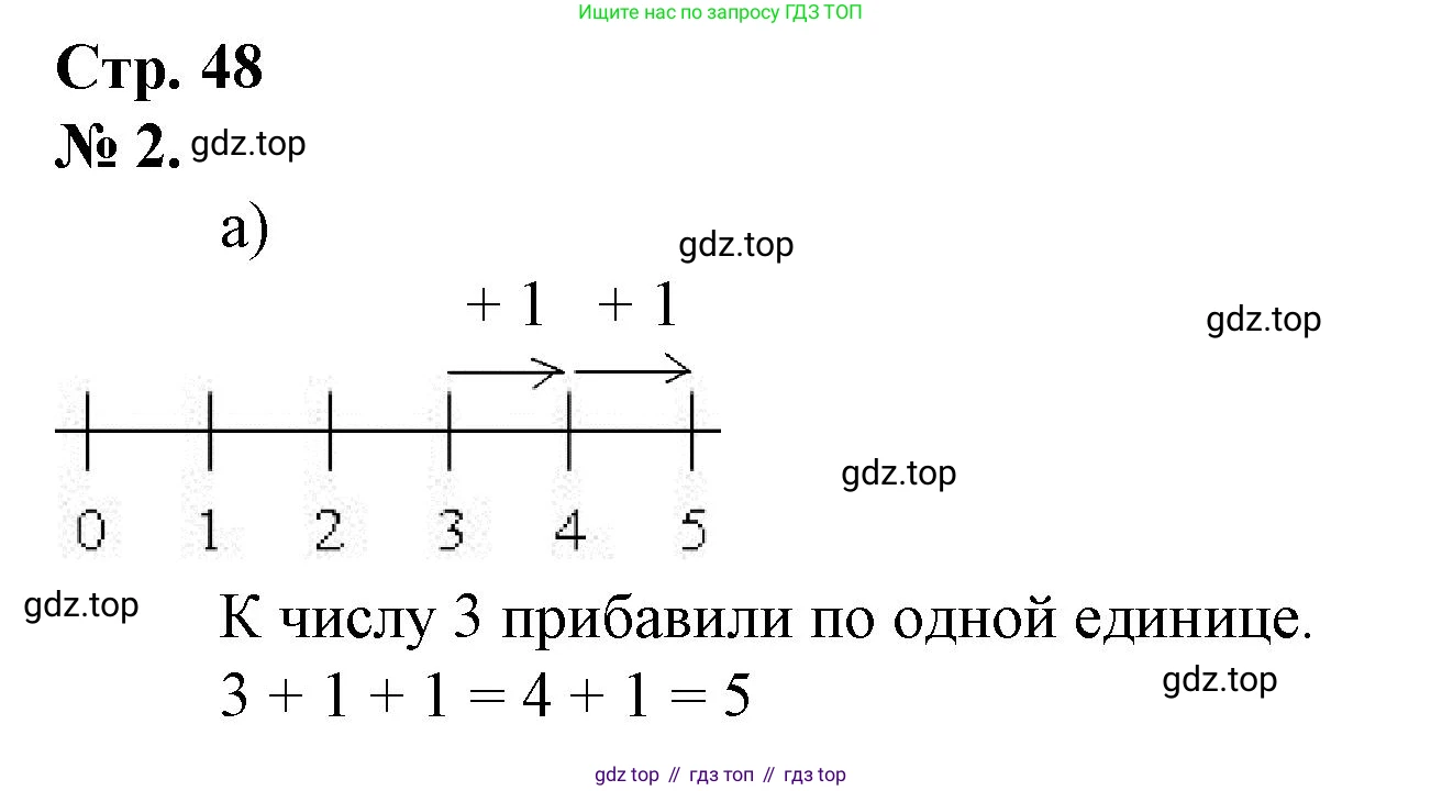 Математика, 1 класс рабочая тетрадь, автор: Петерсон Людмила Георгиевна, издательство Просвещение, Москва, 2020, жёлтого цвета, Часть 1, страница 48, номер 2, Решение 2020-2022