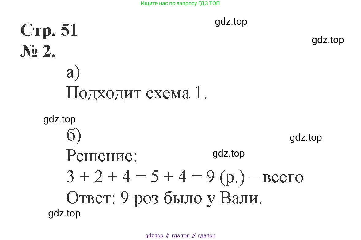 Математика, 1 класс рабочая тетрадь, автор: Петерсон Людмила Георгиевна, издательство Просвещение, Москва, 2020, жёлтого цвета, Часть 2, страница 51, номер 2, Решение 2020-2022