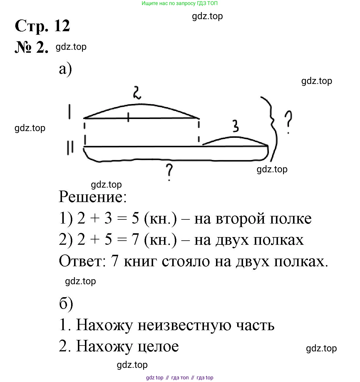 Математика, 1 класс рабочая тетрадь, автор: Петерсон Людмила Георгиевна, издательство Просвещение, Москва, 2020, жёлтого цвета, Часть 3, страница 12, номер 2, Решение 2020-2022